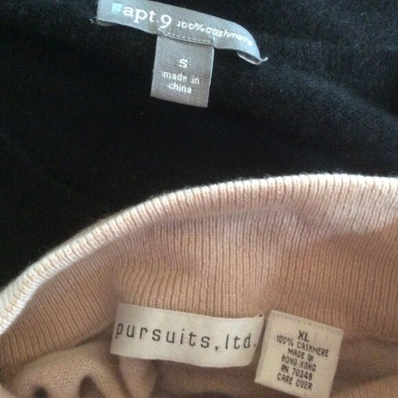 100% Cashmere Sweaters Lot of 11 Flawed Bundle Crafters Cutters Fabric DIY Multi - Picture 4 of 9